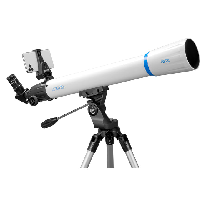 探索一个starapp -50mm折射望远镜，带Panhandle Mount和天文学应用程序