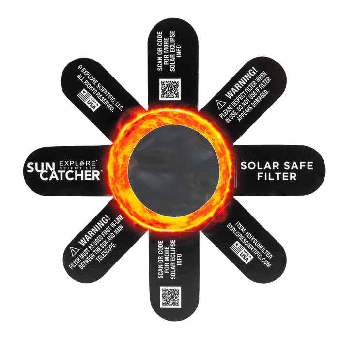 Variable de Sun Catcher Filtro solar de gran apertura