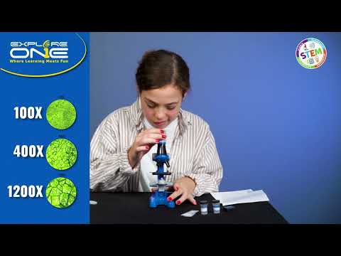 Explore One 100x-1200x Microscope Set — Explore Scientific