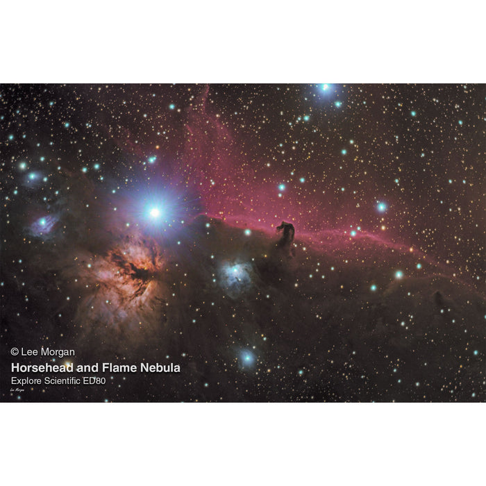 Explore Scientific ED80-FCD100 Series Air-Spaced Triplet Refractor Telescope and Field Flattener f/5 to f/7 - FCD100-0806-02-FF
